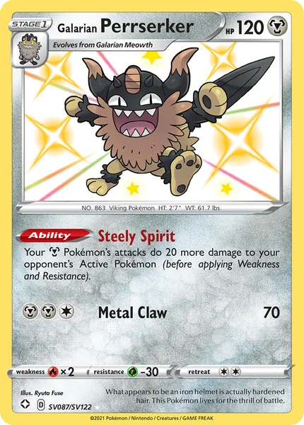 Galarian Perrserker card image