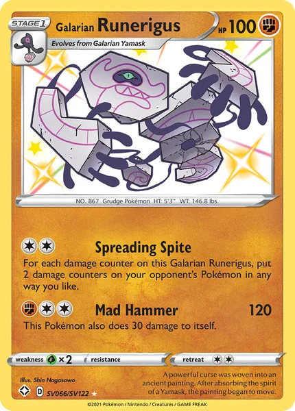 Galarian Runerigus card image