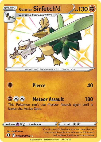 Galarian Sirfetch'd card image