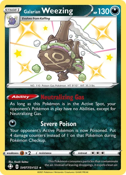 Galarian Weezing card image
