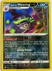 Galarian Weezing card image