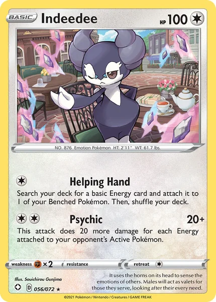 Indeedee card image