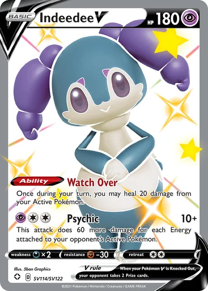Indeedee V card image