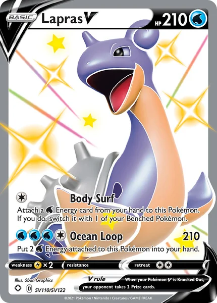 Lapras V card image