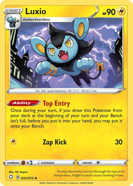 Luxio card image