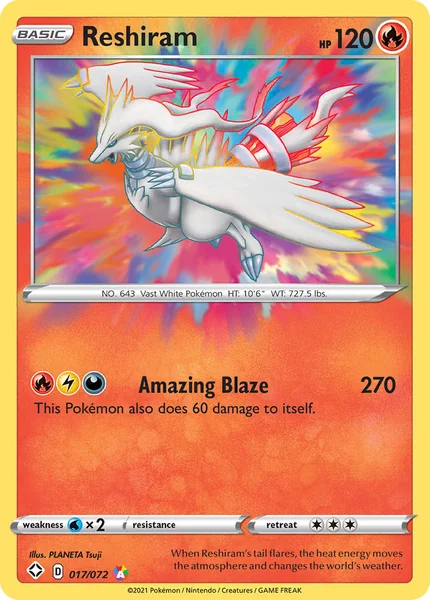 Reshiram card image
