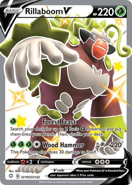 Rillaboom V card image