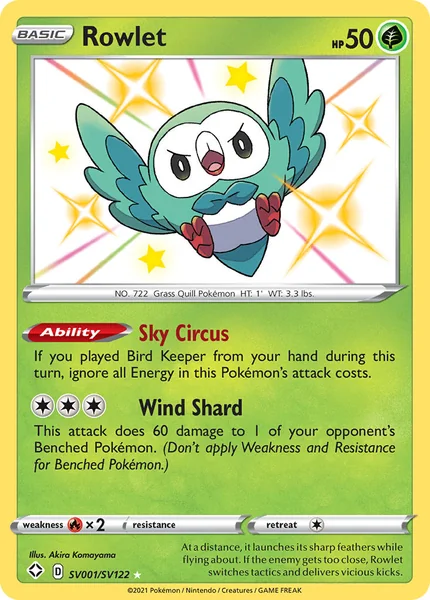 Rowlet card image