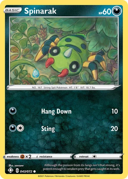 Spinarak card image