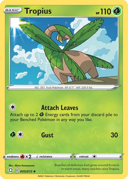 Tropius card image