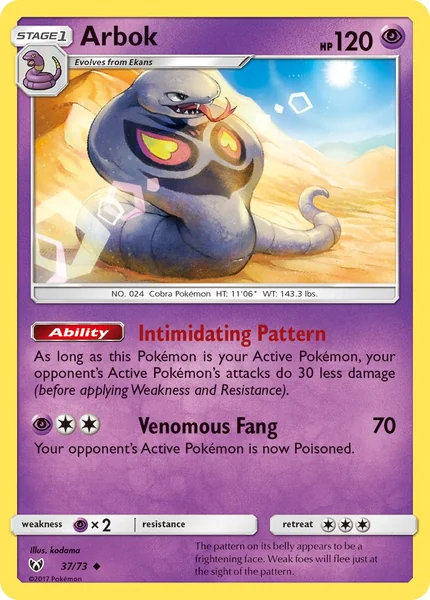 Arbok card image