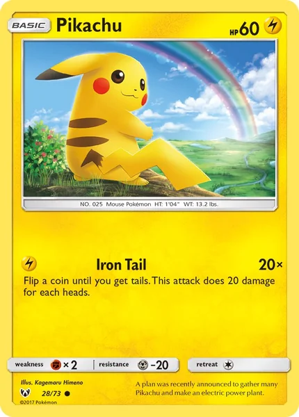 Pikachu card image