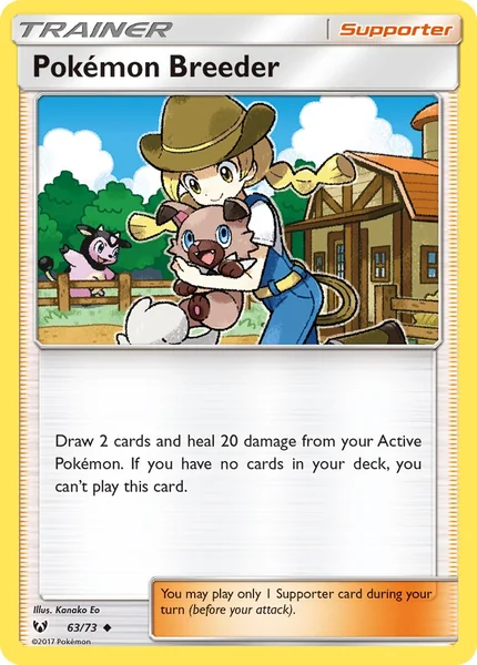Pokemon Breeder card image