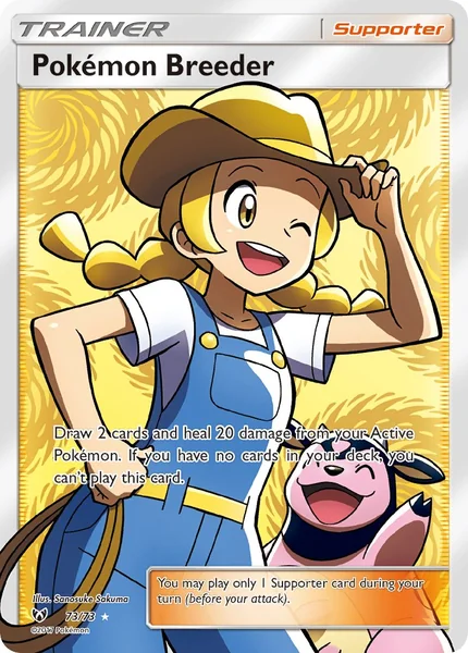 Pokemon Breeder card image