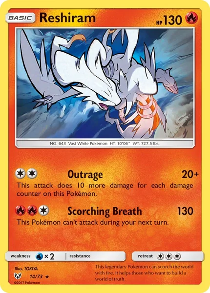 Reshiram card image