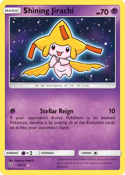 Shining Jirachi card image