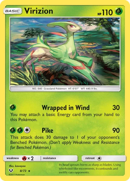 Virizion card image