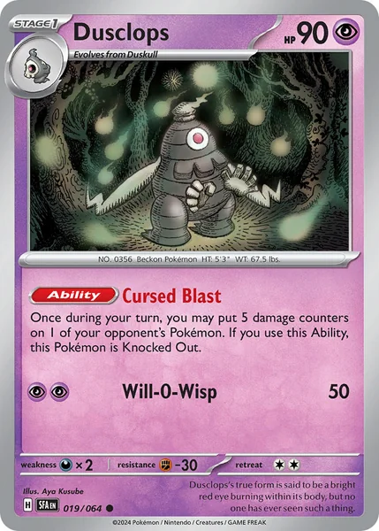 Dusclops card image