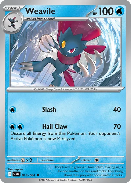 Weavile card image