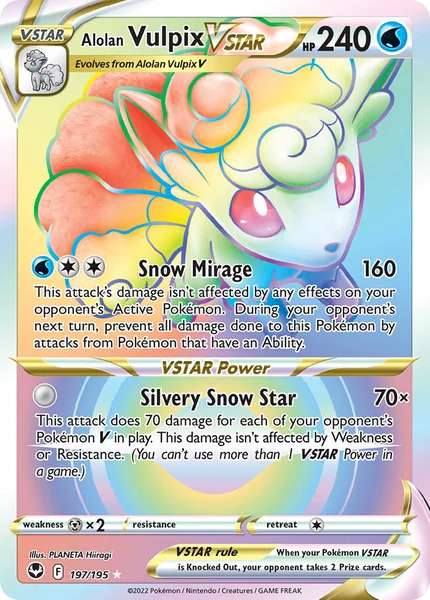 Alolan Vulpix VSTAR card image