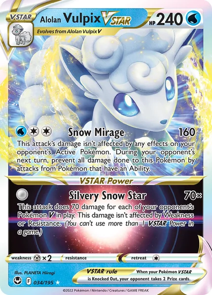 Alolan Vulpix VSTAR card image