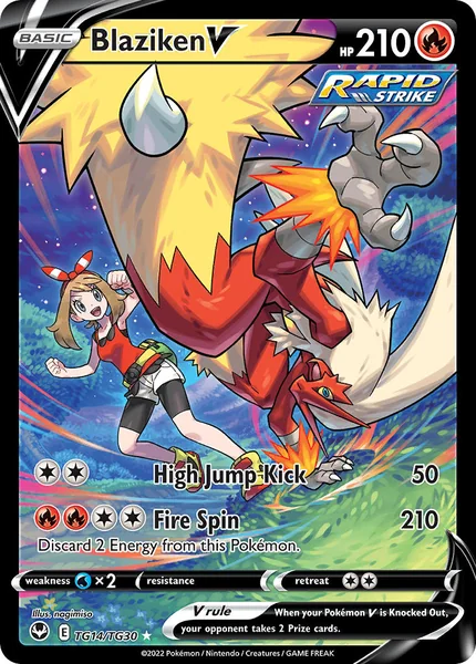 Blaziken V card image
