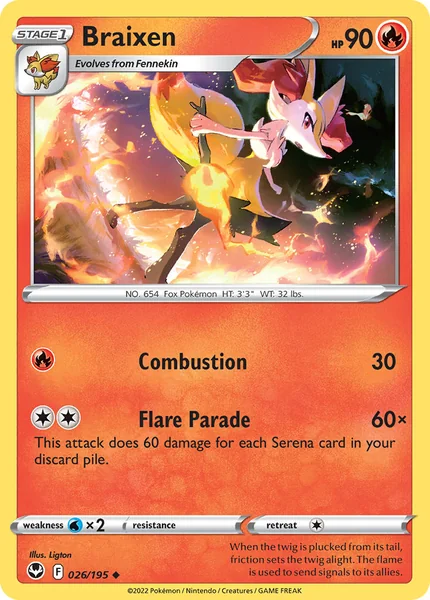 Braixen card image