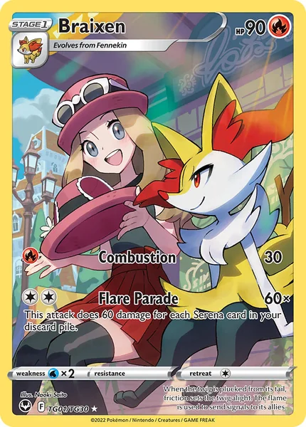 Braixen card image