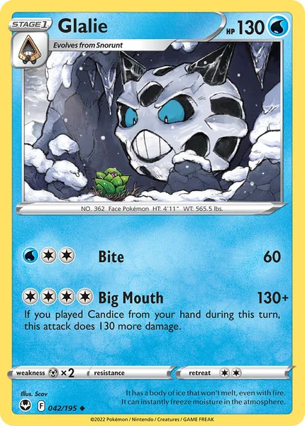 Glalie card image