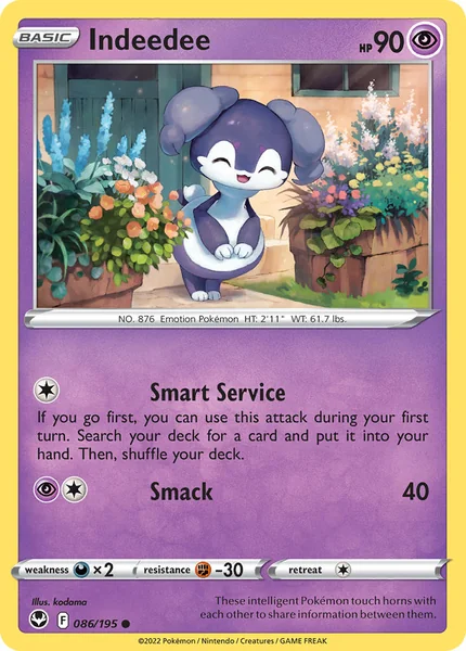 Indeedee card image