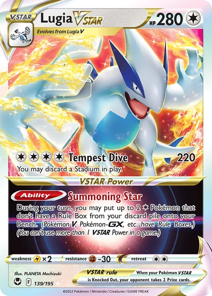 Lugia VSTAR card image