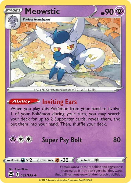 Meowstic card image