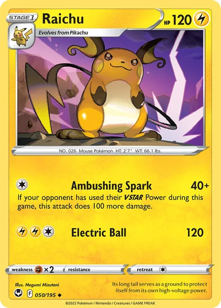 Raichu card image