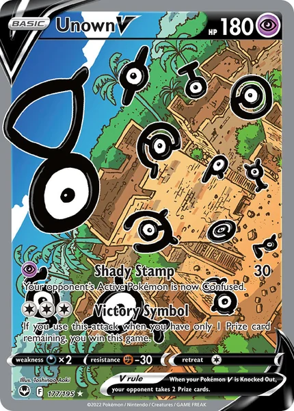 Unown V card image