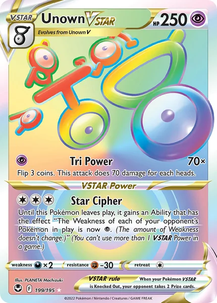 Unown VSTAR card image