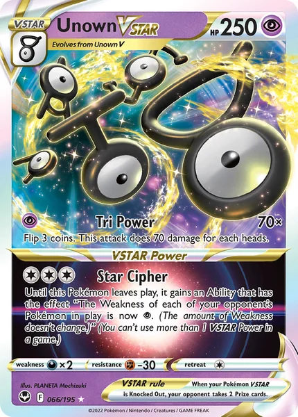 Unown VSTAR card image