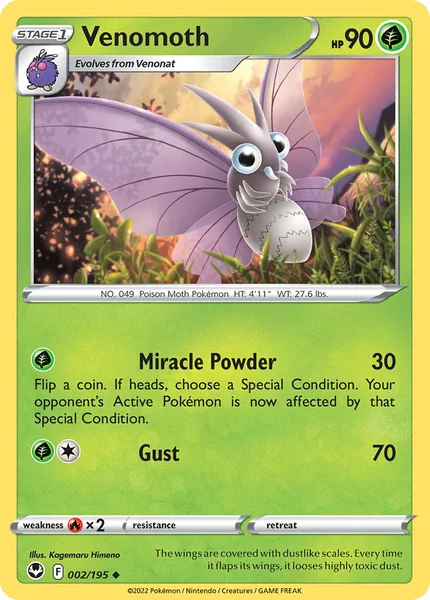 Venomoth card image
