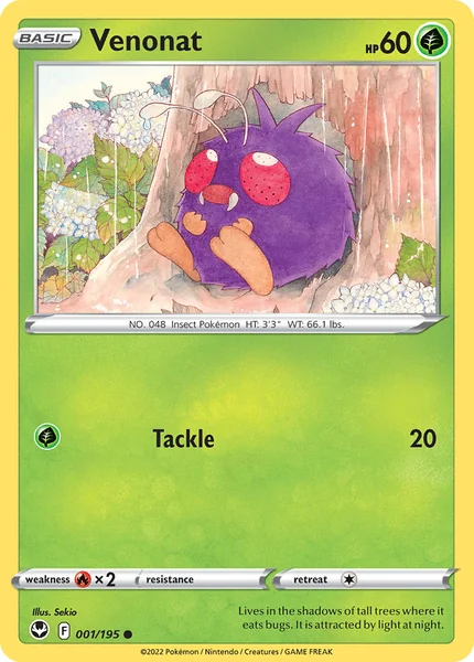 Venonat card image