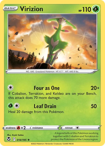 Virizion card image