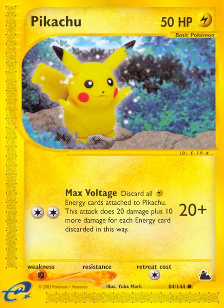 Pikachu card image