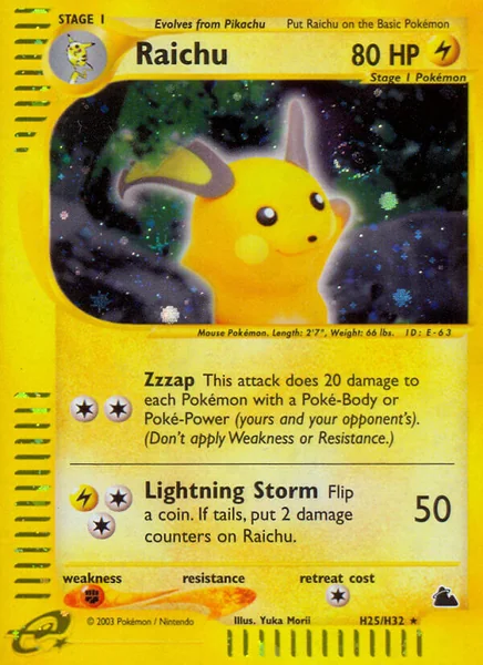 Raichu card image