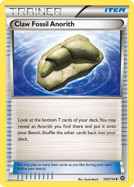 Claw Fossil Anorith card image