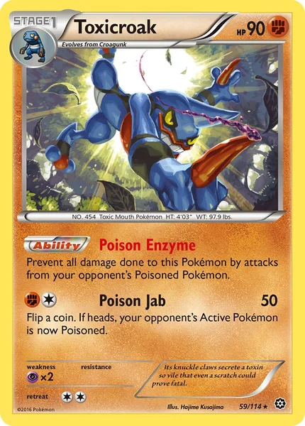 Toxicroak card image