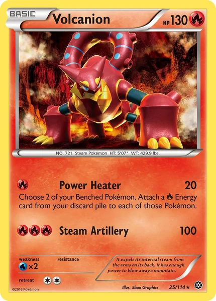 Volcanion card image