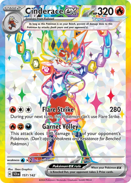Cinderace ex card image