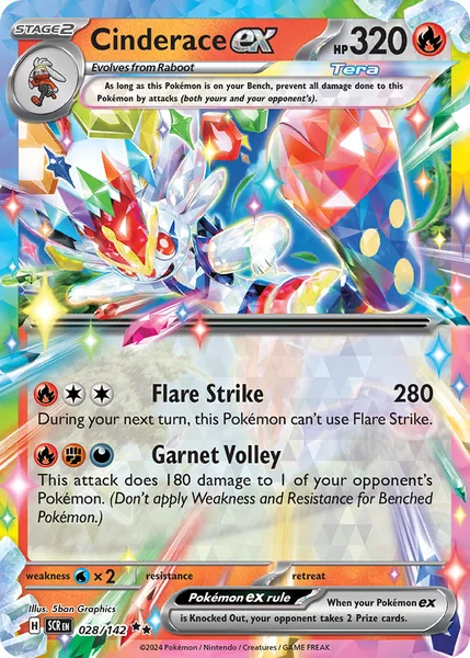 Cinderace ex card image