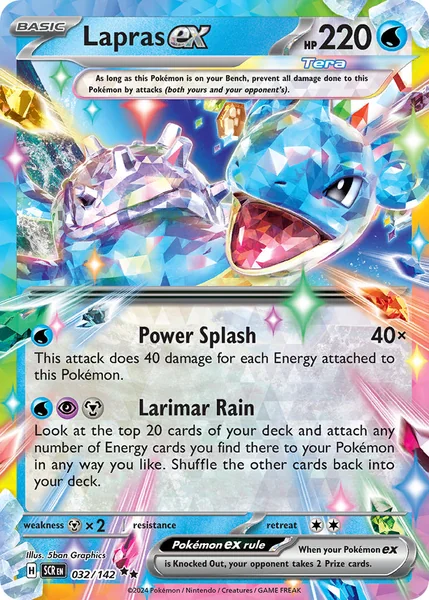 Lapras ex card image