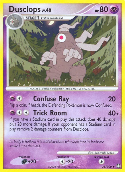Dusclops card image