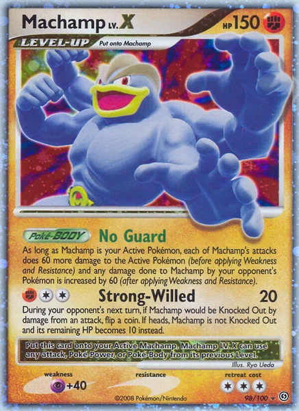 Machamp LV. X card image