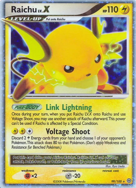 Raichu LV. X card image